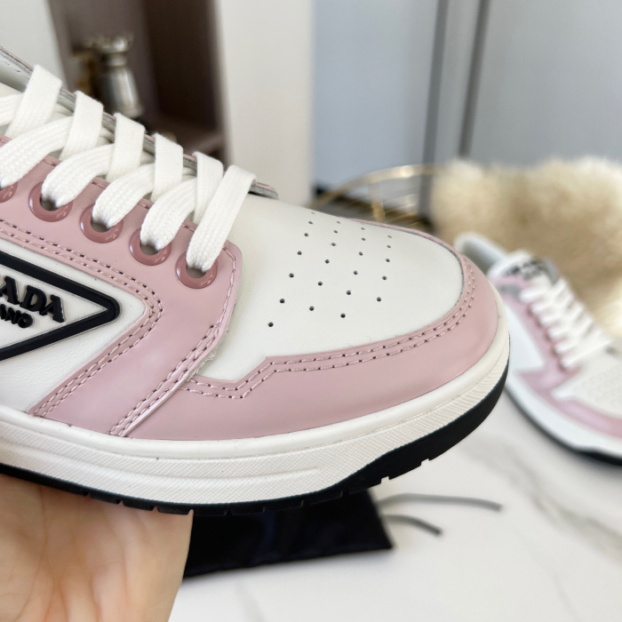 Prada District Leather Sneaker Size 36-45   5-Color