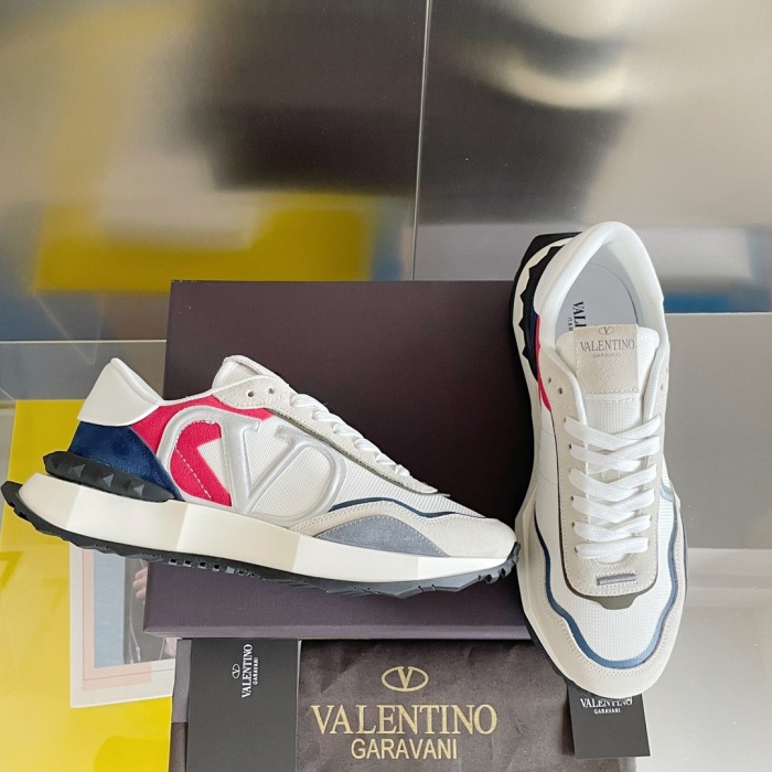 Valentino Netrunner Fabric Sneaker Size 36-45   4-Color
