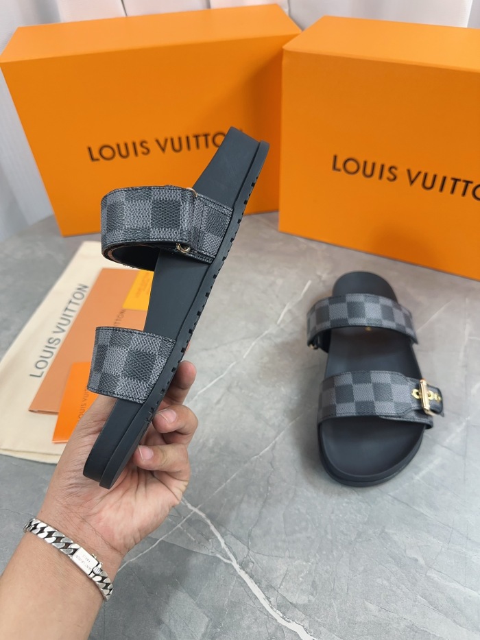 Louis Vuitton Slippers Size 36-45 6-Color
