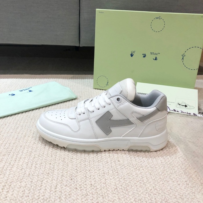 OFF White Out of Office Calf Leather Sneaker Size 35-45   8-Color
