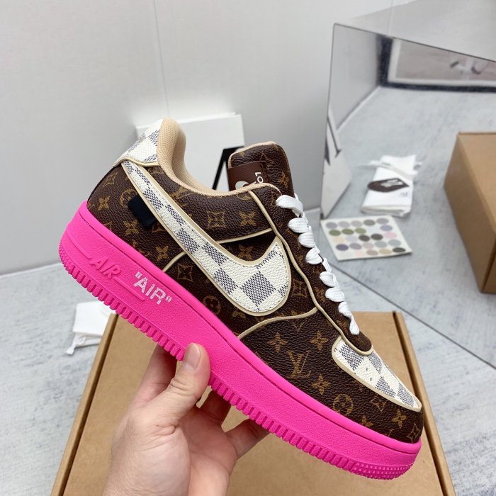 Louis Vuitton x Off White x Air Force 1 Sneaker Size 36-45   9-Color