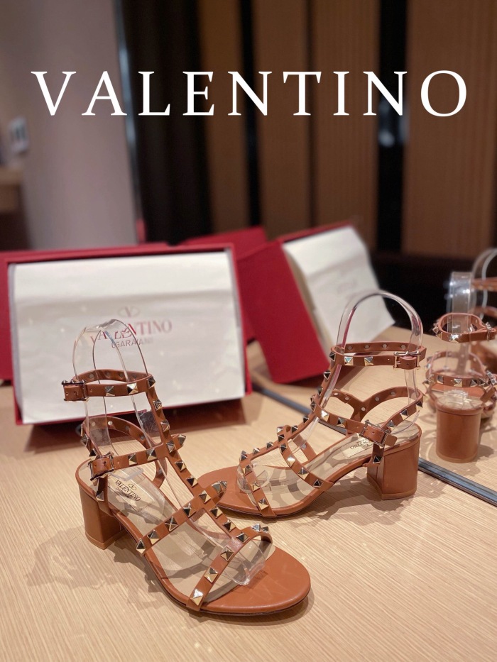 Valentino Rockstud Calfskin Ankle Strap Pumps Size 35-41 6-Color