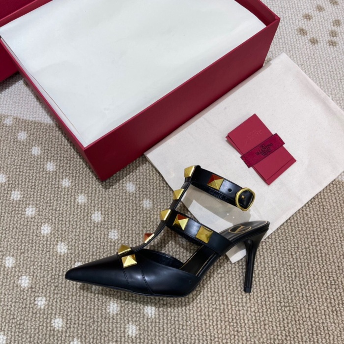 Valentino Roman Stud Calfskin Pumps Size 35-41 12-Color