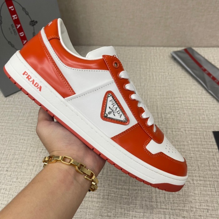 Prada Downtown Leather Sneaker Size 36-45   10-Color