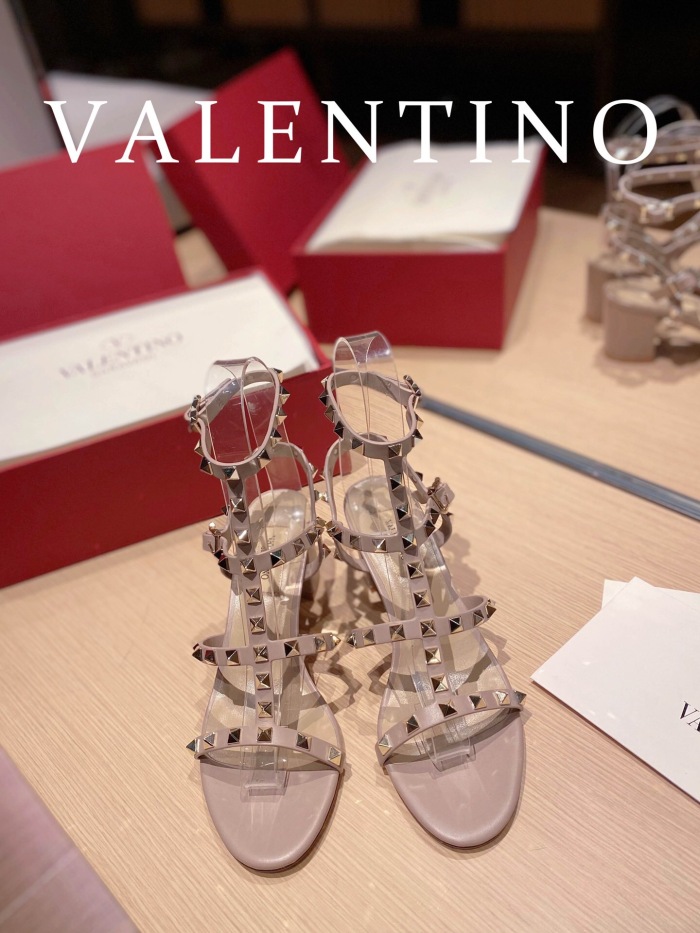 Valentino Rockstud Calfskin Ankle Strap Pumps Size 35-41 6-Color