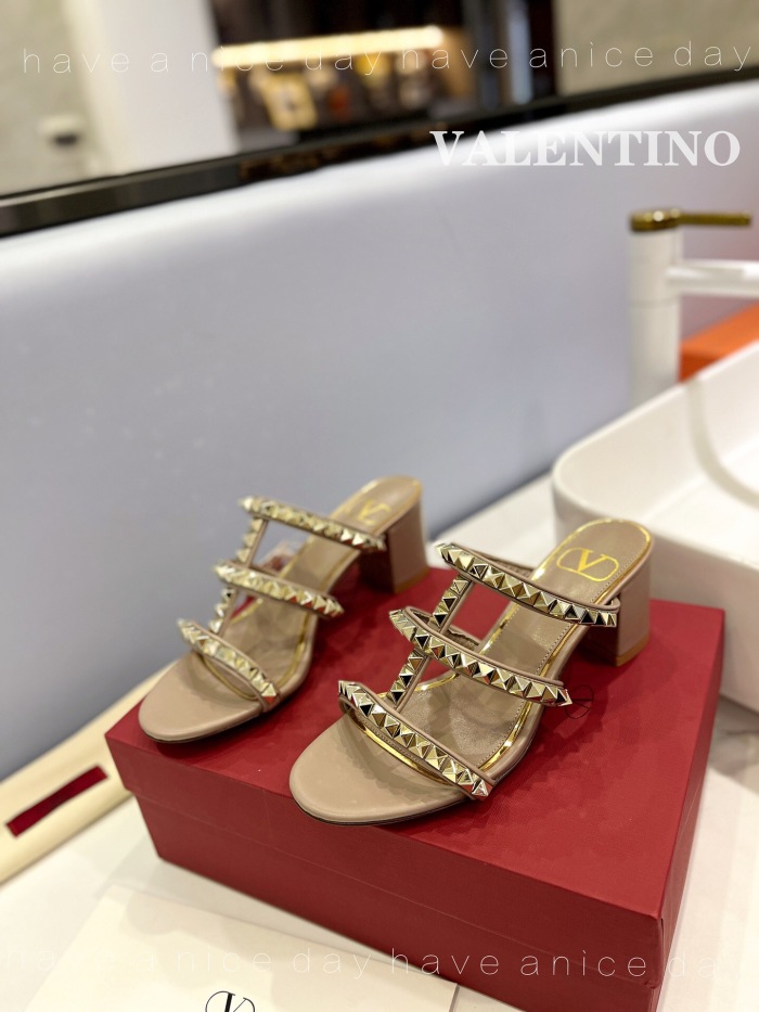 Valentino Rockstud Calfskin Leather Pumps Size 35-41 5-Color