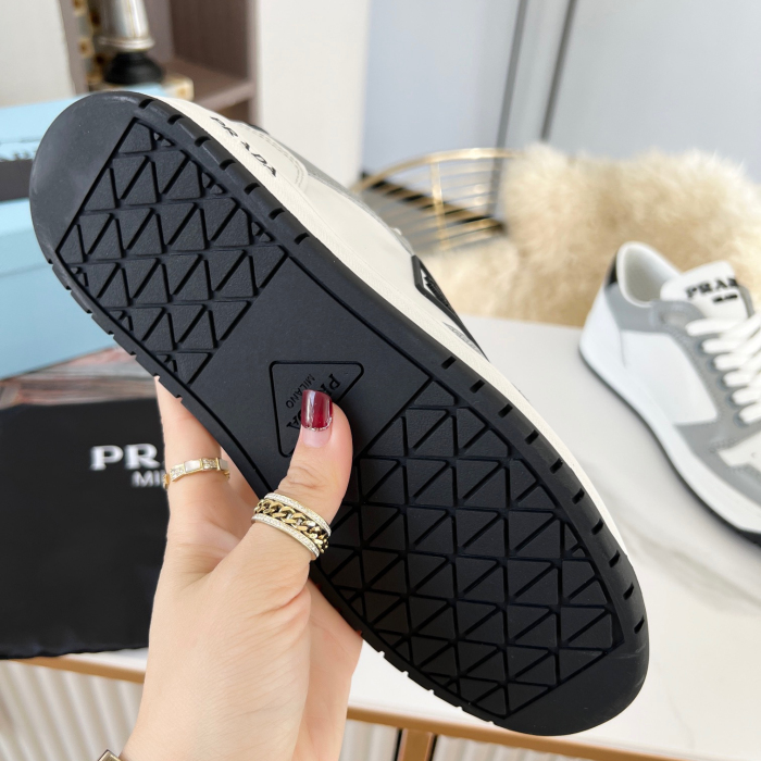 Prada District Leather Sneaker Size 36-45   5-Color