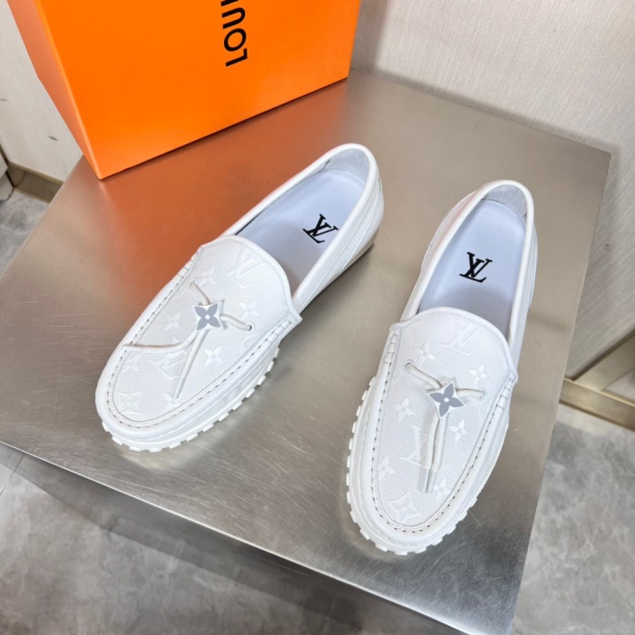 Louis Vuitton LV Racer Moccasin Loafers Size 39-45 4-Color
