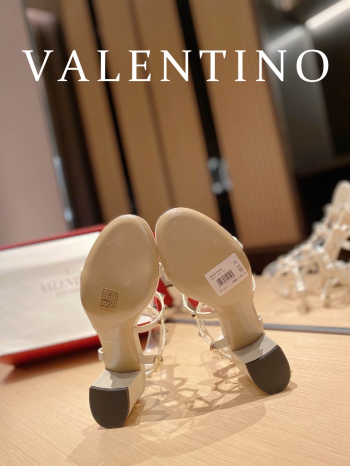 Valentino Rockstud Calfskin Ankle Strap Pumps Size 35-41 6-Color