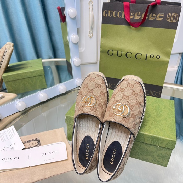 Gucci Espadrille with Double G Size 35-41 2-Color