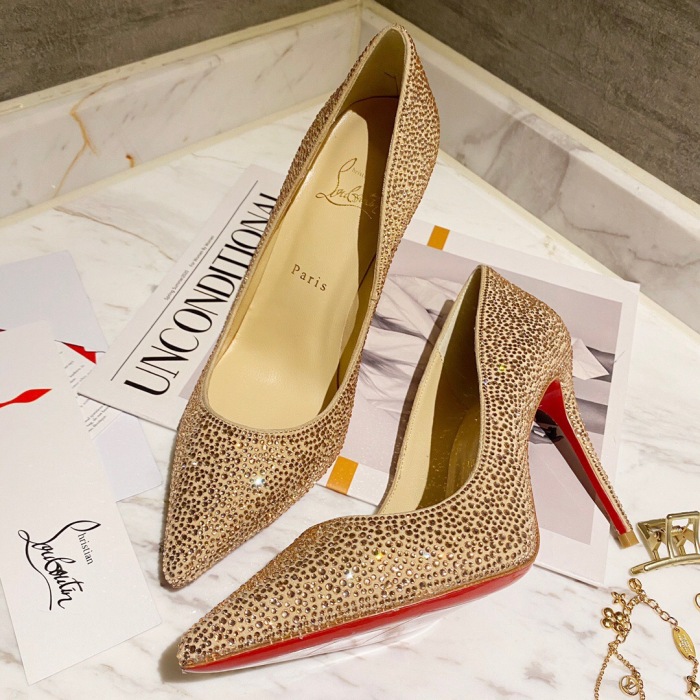 Christian Louboutin Kate Strass Pumps Size 35-41 12-Color