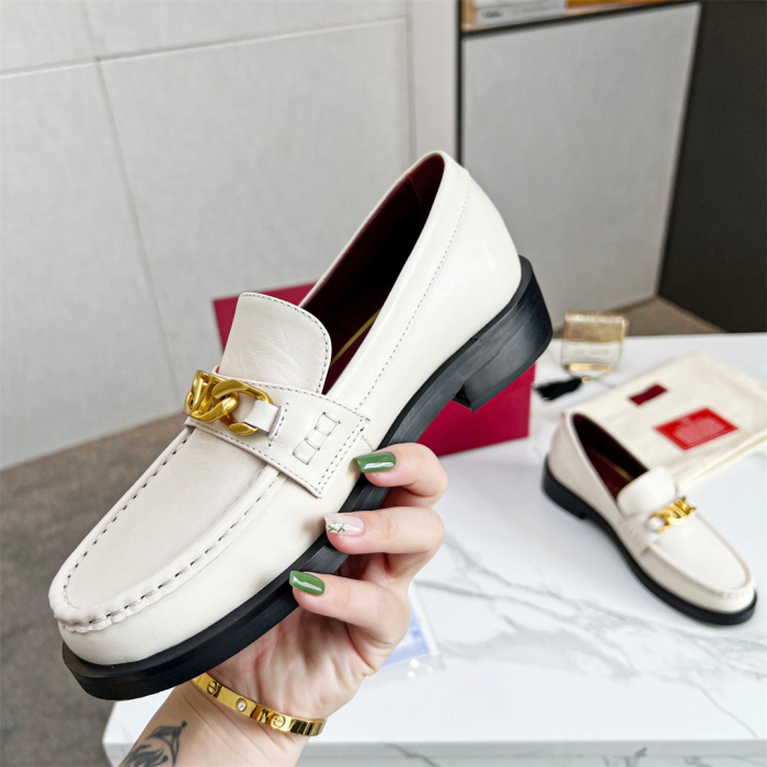 Valentino Volgo Chain Loafer Size 36-45   4-Color