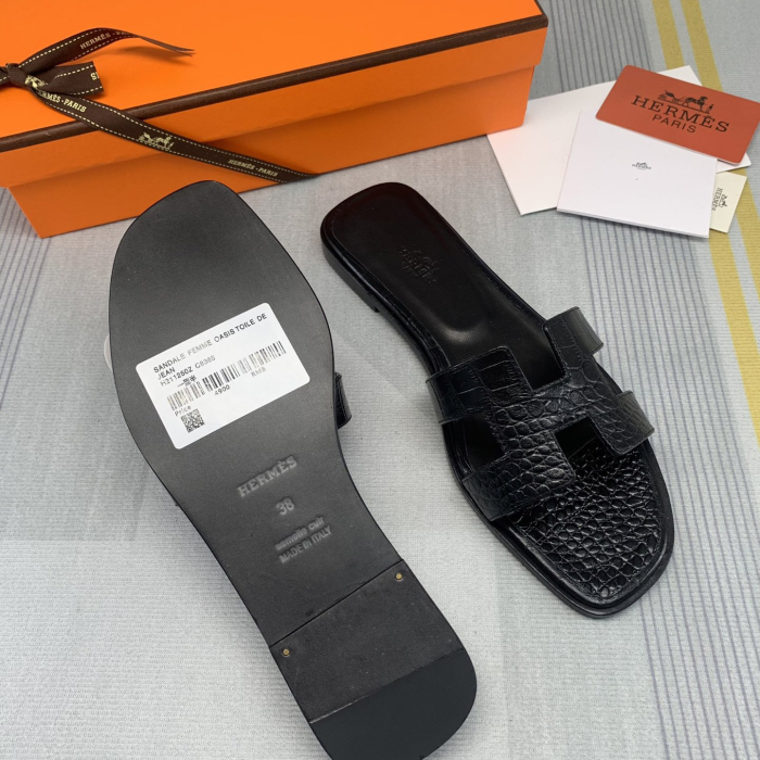 Hermes Oran Slippers Size 35-41  12-Color