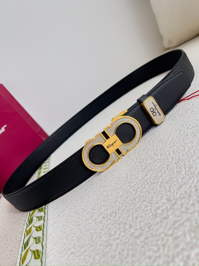 Ferragamo Men Belt Width 3.5cm