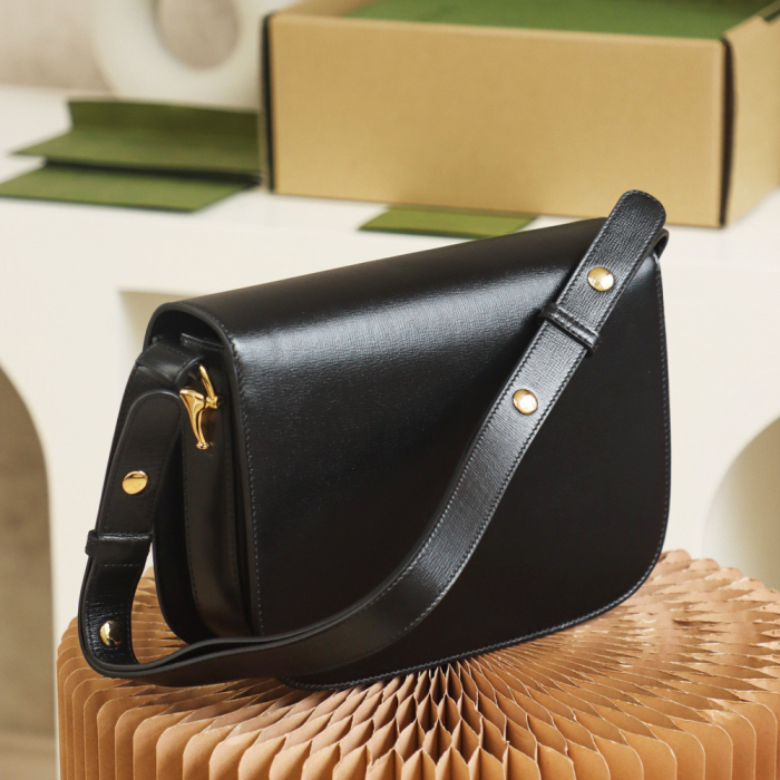 Gucci GG Horsebit 1955 Women Shoulder Bags Size 25*18*8cm