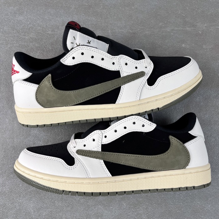 Nike Air Jordan 1 x Travis Scott Low Top Sneaker Shoes Gr. 36-46