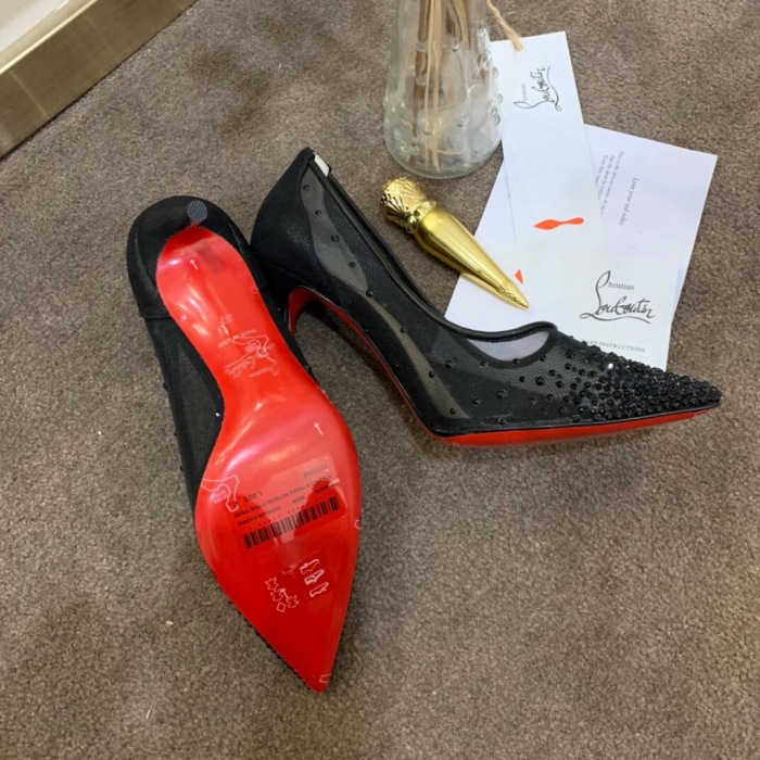 Christian Louboutin Follies Strasss Pumps Size 35-41 5-Color