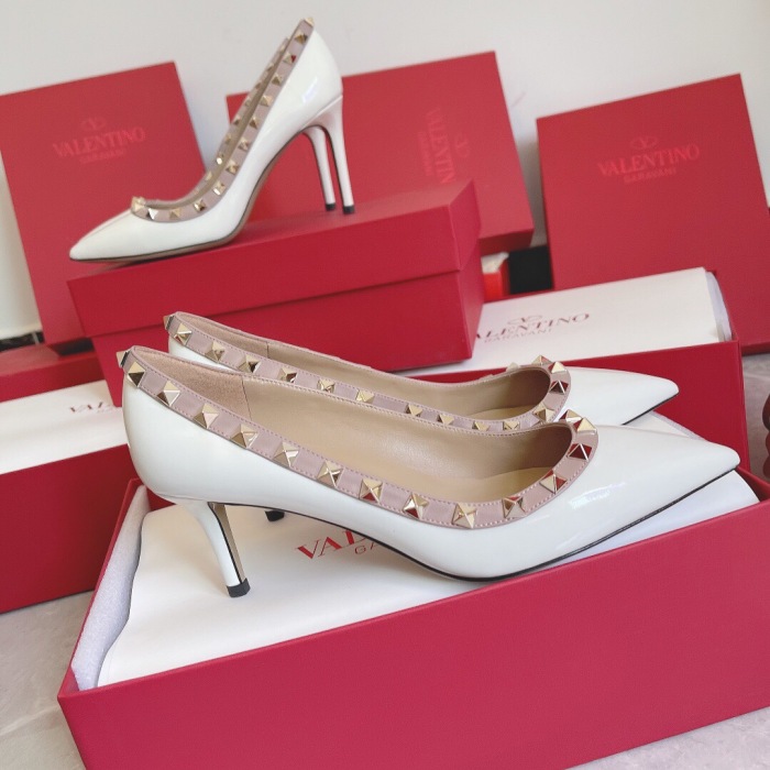 Valentino Rockstud Patent-Leather Pumps Size 35-41 8-Color