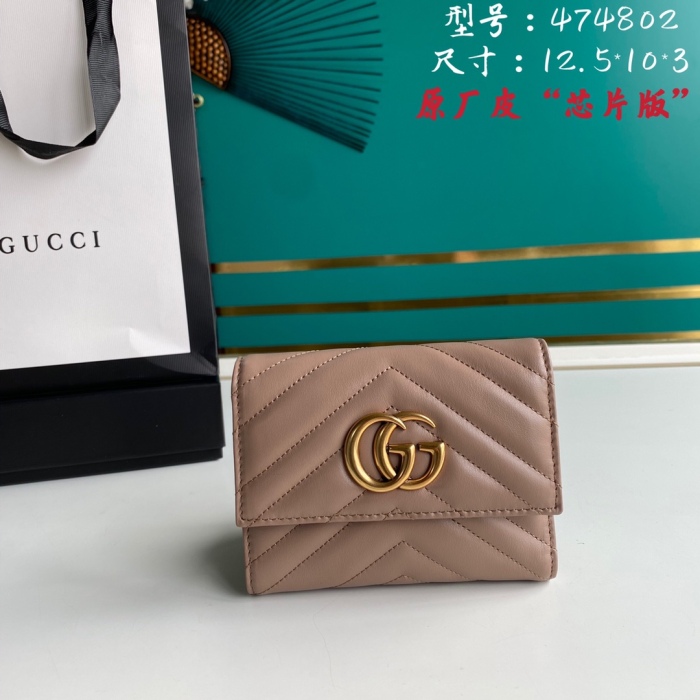 Gucci GG Marmont Women Mens Wallet Purse 12.5*10*3cm