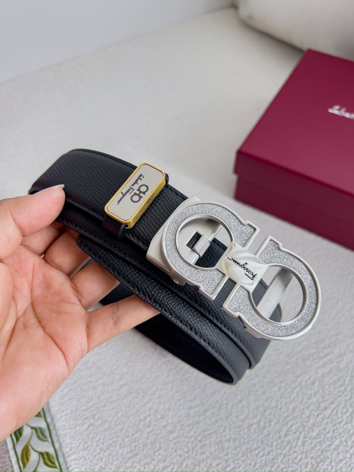 Ferragamo Men Belt Width 3.5cm