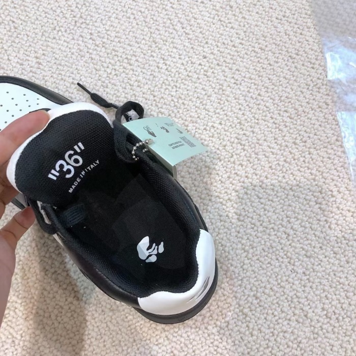 OFF White Out of Office Calf Leather Sneaker Size 35-45   6-Color