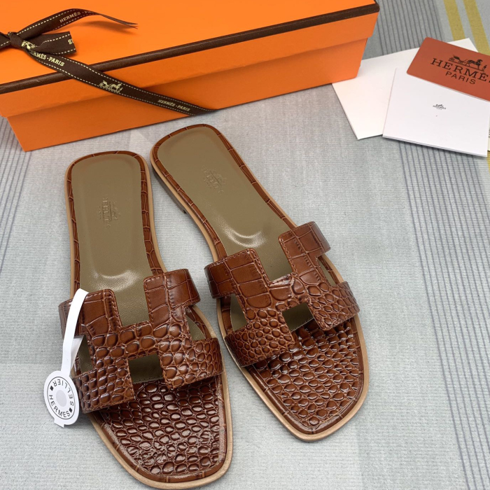 Hermes Oran Slippers Size 35-41  12-Color