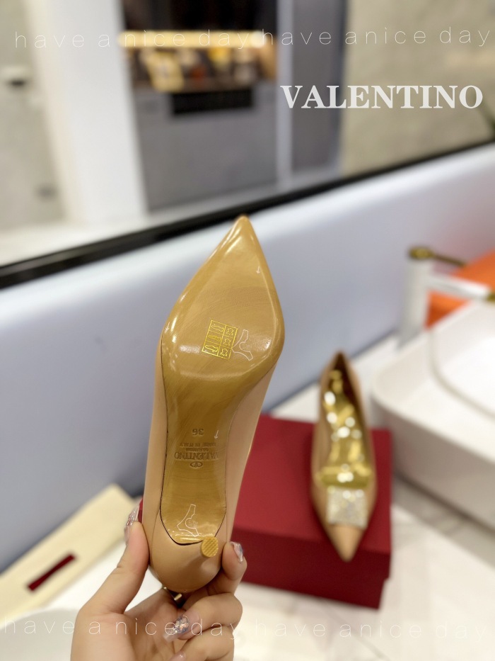 Valentino One Stud Patent Leather Pumps Size 35-41 3-Color