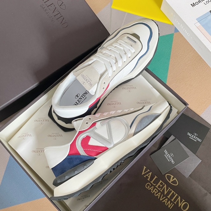 Valentino Netrunner Fabric Sneaker Size 36-45   4-Color