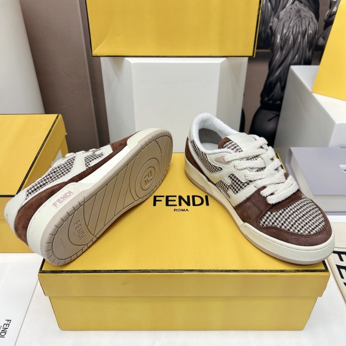 Fendi Match Low Top Sneaker Size 35-45  4-Color