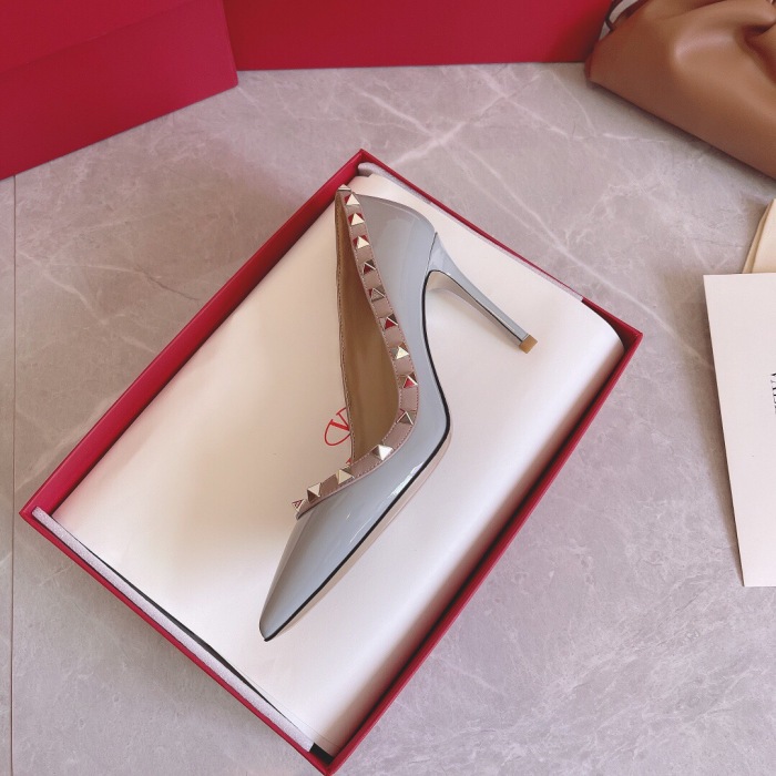 Valentino Rockstud Patent-Leather Pumps Size 35-41 8-Color