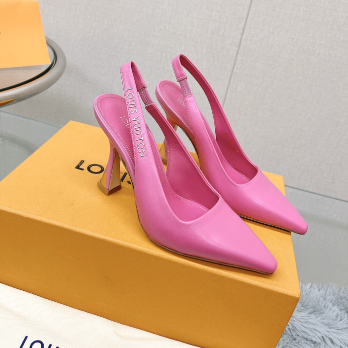 Louis Vuitton Sparkle Slingback Pumps Size 35-41 5-Color