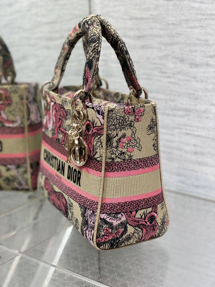 Dior Lady D-Lite Women Shoulder Bags Size 24*11*20cm
