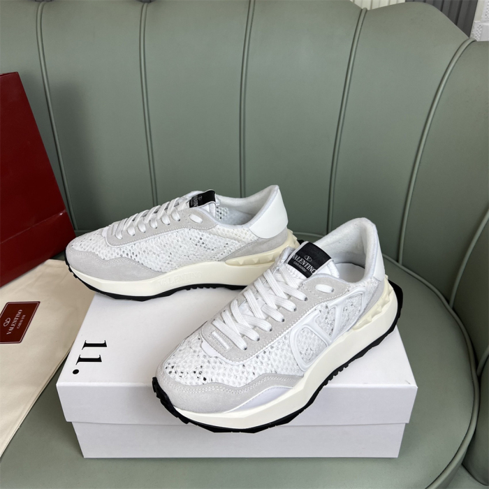 Valentino Lace and Mesh Lacerunner Sneaker Size 36-41   9-Color