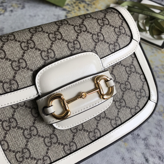 Gucci GG Horsebit 1955 Women Shoulder Bags Size 25*18*8cm