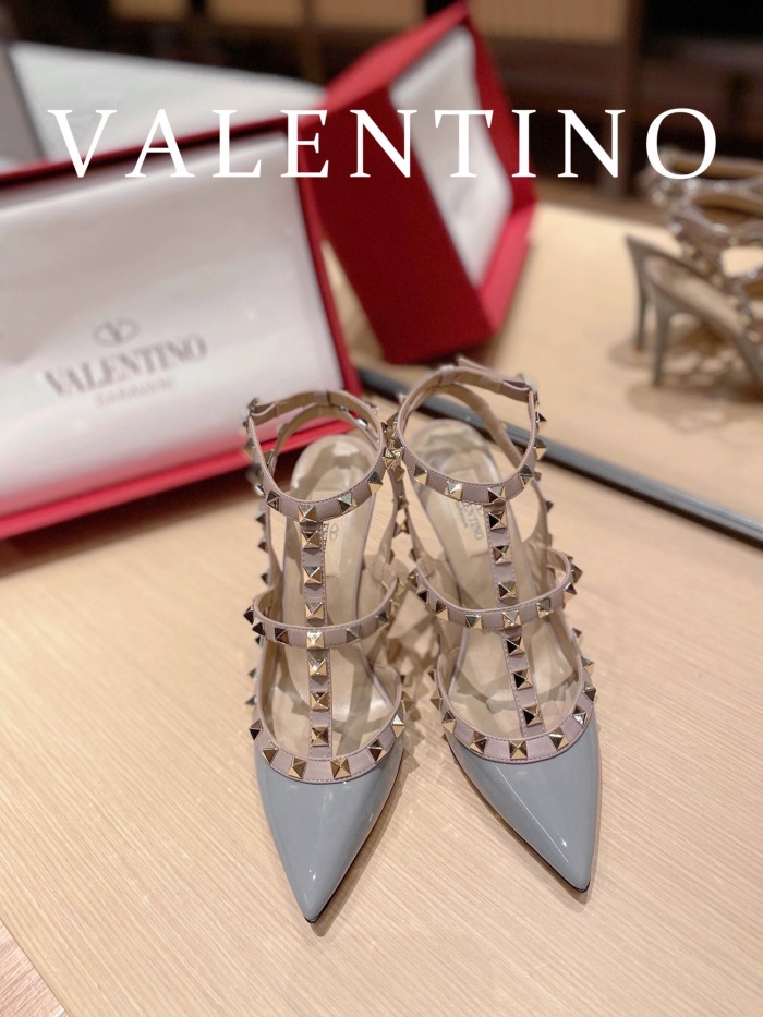 Valentino Rockstud Ankle Strap Pumps Size 35-41 11-Color