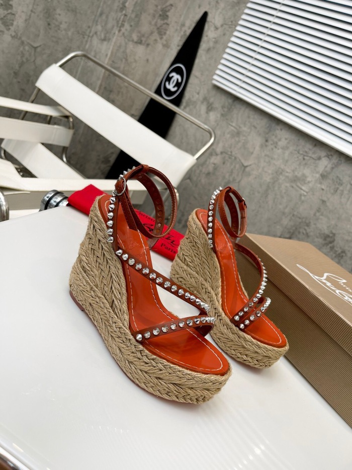 Christian Louboutin Mafaldina Zeppa Pumps Size 35-41 4-Color