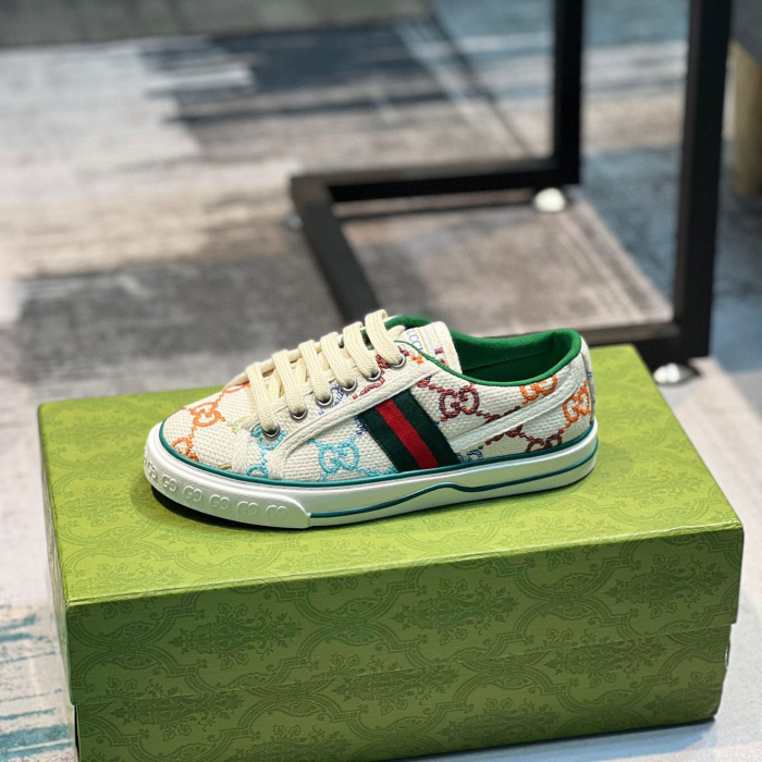 Men's GG Gucci Tennis 1977 sneaker Size 35-46 4-Color