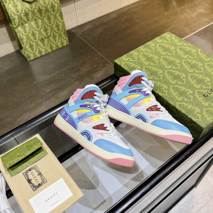 Gucci Basket Sneaker Size 36-45 6-Color