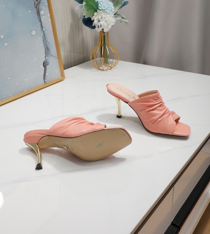 Dior D-Fame Heeled Sandal Pumps Size 35-41 5-Color