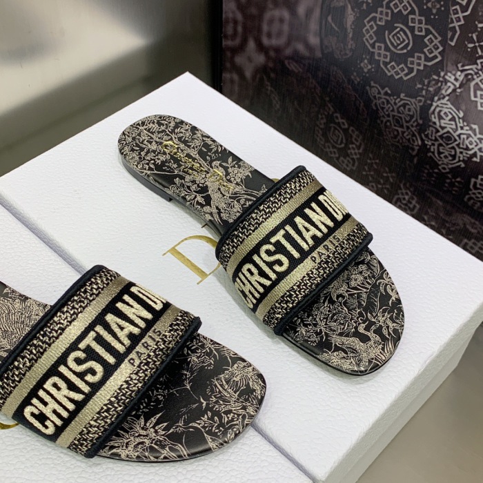 Dior Dway Slippers Size 35-41 8-Color