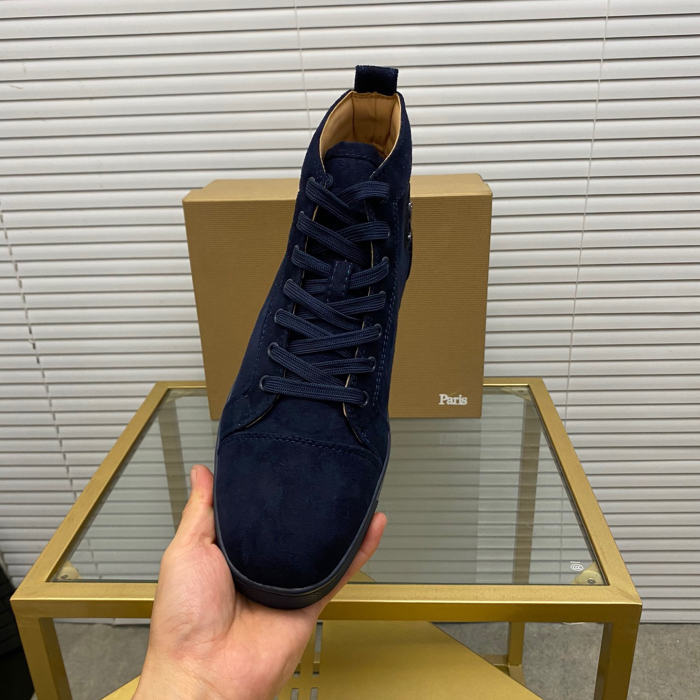 Christian Louboutin Louis High-Top Sneaker Size 36-46  7-Color