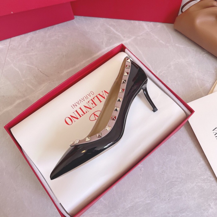 Valentino Rockstud Patent-Leather Pumps Size 35-41 8-Color