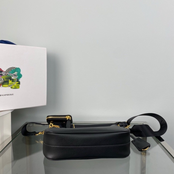Prada 1BH204 Redition 2005 Women Bags Leather 22*18*6cm