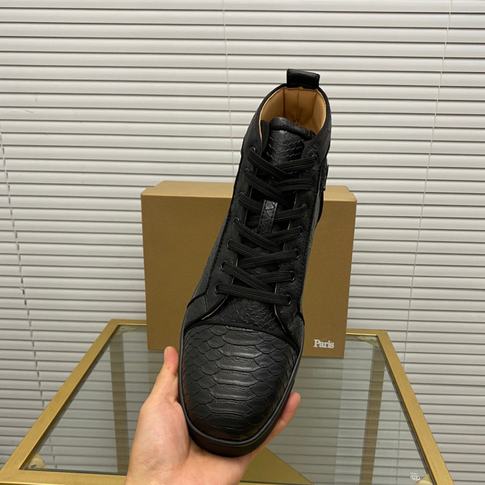 Christian Louboutin Louis High-Top Sneaker Size 36-46  8-Color