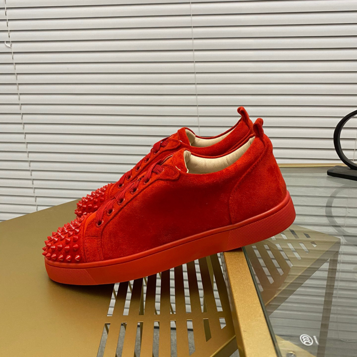 Christian Louboutin Louis Junior Spikes Sneaker Size 36-46  10-Color
