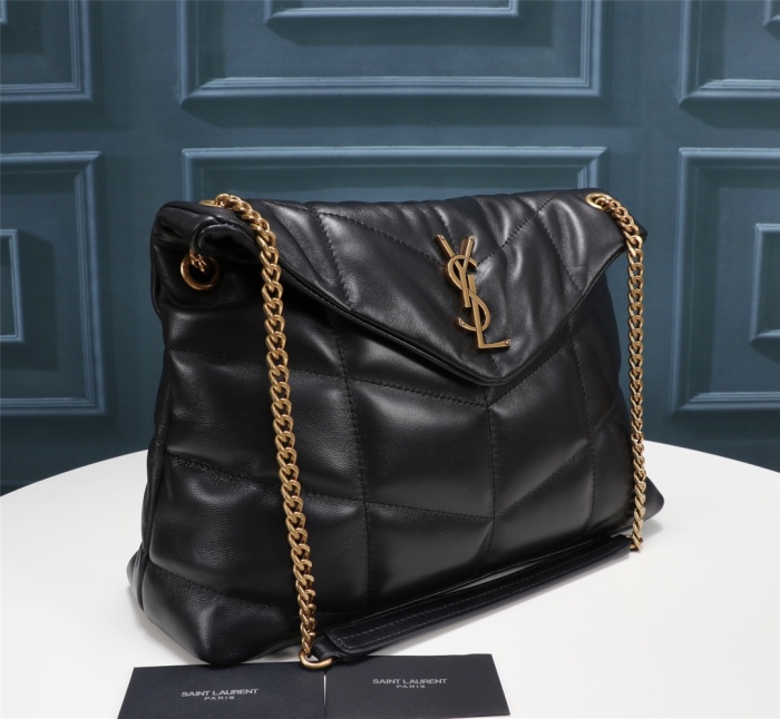 YSL Lou Lou Puffer Women Shoulder Bags Size 35*23*13cm