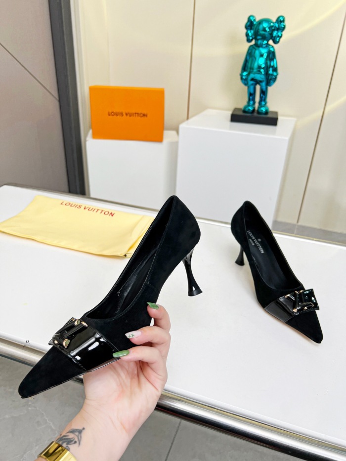 Louis Vuitton Signature Pumps Size 35-41 4-Color
