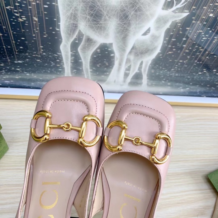 Gucci Slingback With Horsebit Pumps Size 35-41 4-Color