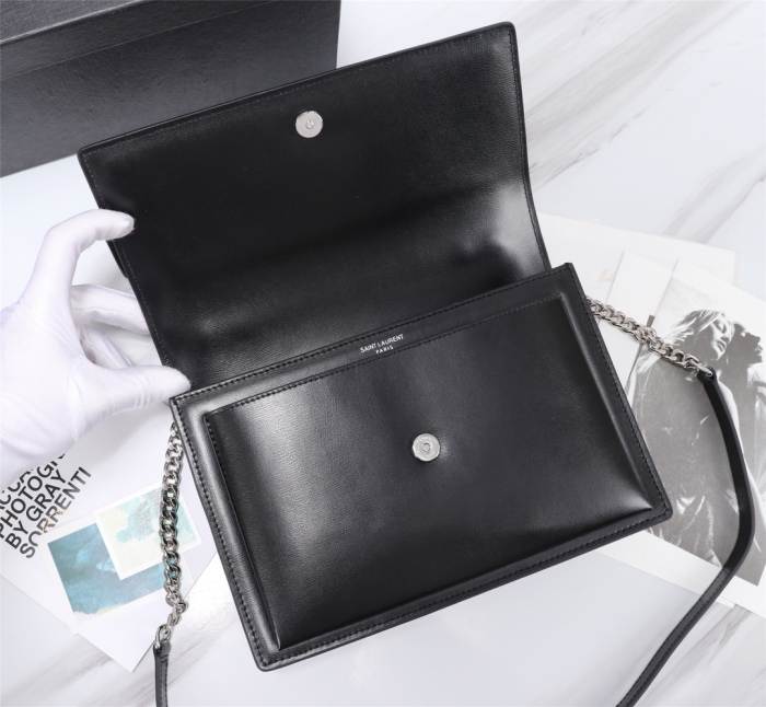 YSL Medium Sunset Women Shoulder Bags Size 25*18*5cm