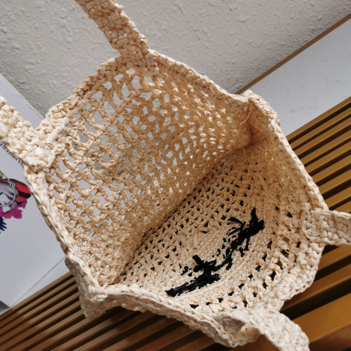 Prada 1BG393 Raffia Tote Bags Size 36*38*3cm